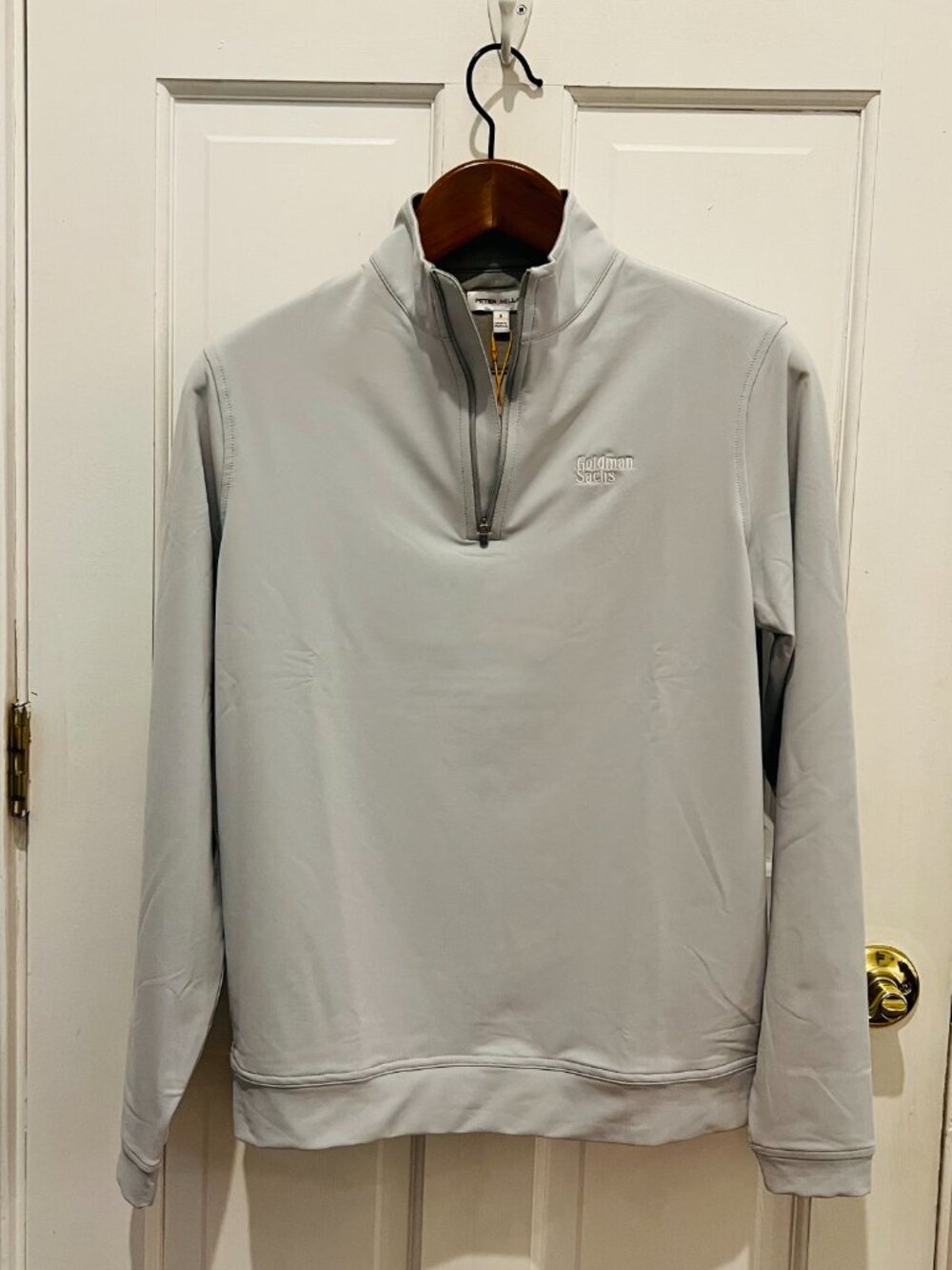 Peter Millar X Goldman Sachs Mens Quarter Zip Pullover Golf Performance XXL
